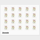 Amazing Grace Wildflowers Vierkante Sticker (Vel)