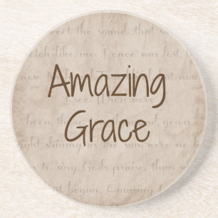 Amazing Grace Zandsteen Onderzetter