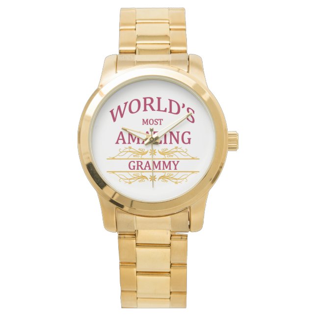 Amazing Grammy Horloge (Voorkant)