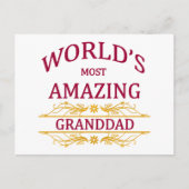 Amazing Granddad Briefkaart (Voorkant)