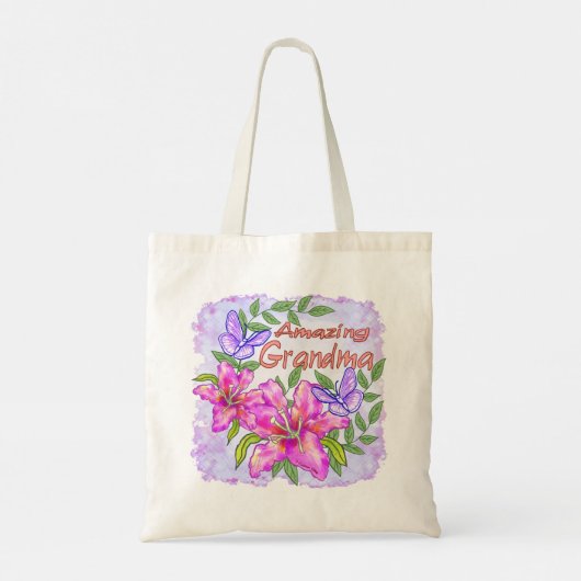 Amazing Grandma Tote Bag (Achterkant)