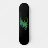Amazing Green Dragon Mosaic Persoonlijk Skateboard (Voorkant)