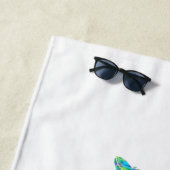 Amazing Green Dragon Mosaic Strandlaken (In situ)