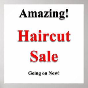 Amazing Haircut Poster Matte