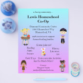 Amazing Homeschool Co Op Flyer (Enkel)