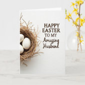 Amazing Husband Easter Day Card Kaart (Gele Bloem)