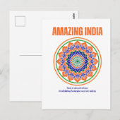 Amazing India Briefkaart (Voorkant / Achterkant)