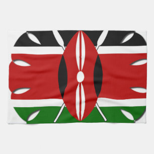 Amazing Kenyan National Flag Theedoek