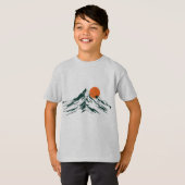 Amazing Landscape Kinderen Basic T-shirt (Voorkant volledig)
