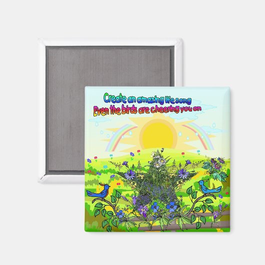 Amazing Life Song Magneet (Voorkant / Achterkant)