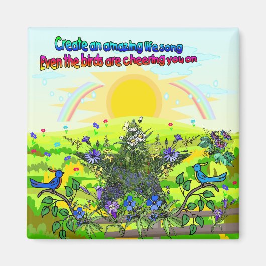 Amazing Life Song Magneet (Voorkant)