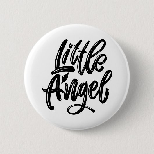 Amazing Little Angel Ronde Button 5,7 Cm (Voorkant)