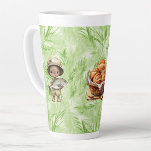 Amazing Loaves and Fishes Grote Latte Mok (Linkerhoek)