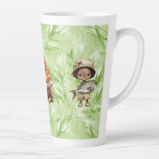 Amazing Loaves and Fishes Grote Latte Mok (Rechts)