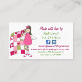 Amazing Love Sewing Company b Custom Visitekaartje (Achterkant)