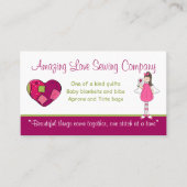 Amazing Love Sewing Company b Custom Visitekaartje (Voorkant)