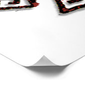 Amazing Machu_Picchu Cusco Peru tekening Poster (Hoek)