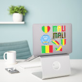 Amazing Mali Shapes National Symbols Sticker (Laptop op bureau)