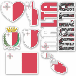 Amazing Malta Shapes National Symbols Sticker