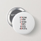 Amazing mam ronde button 5,7 cm (Voorkant /achterkant)
