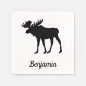 Amazing Moose Rustic Servet (Voorkant)