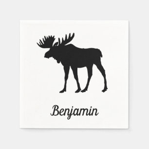 Amazing Moose Rustic Servet