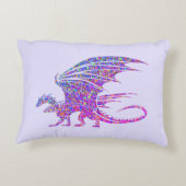 Amazing Mosaic Dragon Accent Kussen (Achterkant)