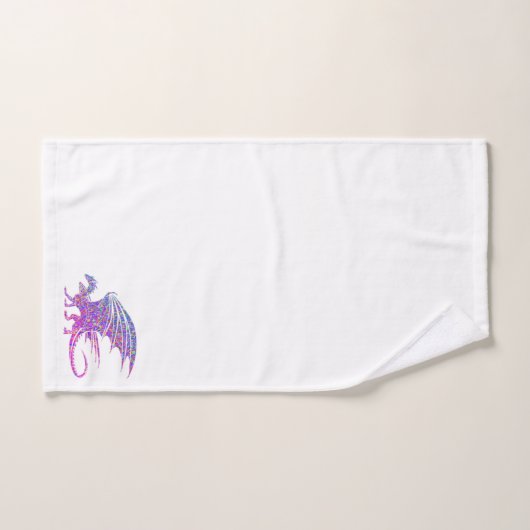 Amazing Mosaic Dragon Bad Handdoek (Handdoek)