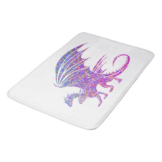 Amazing Mosaic Dragon Badmat (Gekanteld)