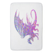 Amazing Mosaic Dragon Badmat (Voorkant Verticaal)