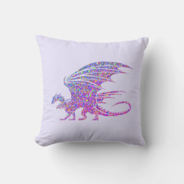 Amazing Mosaic Dragon Buitenkussen