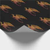 Amazing Mosaic Dragon Cadeaupapier (Hoek)