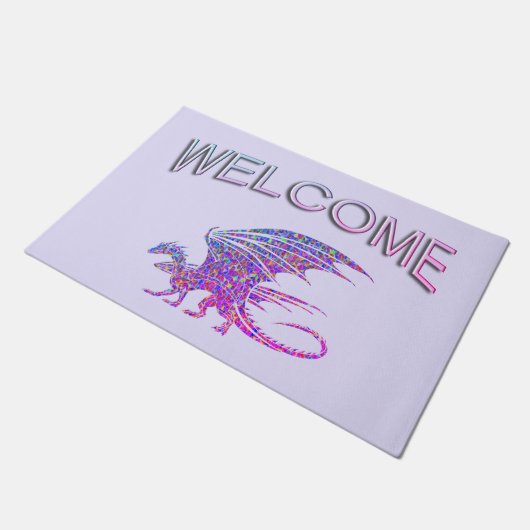 Amazing Mosaic Dragon Deurmat (Schuin)