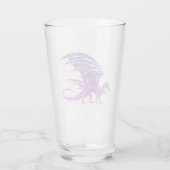 Amazing Mosaic Dragon Glas (Achterkant)