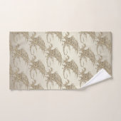 Amazing Mosaic Dragon Golden Bad Handdoek (Handdoek)