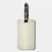 Amazing Mosaic Dragon Golden Bagagelabel (Achterkant verticaal)