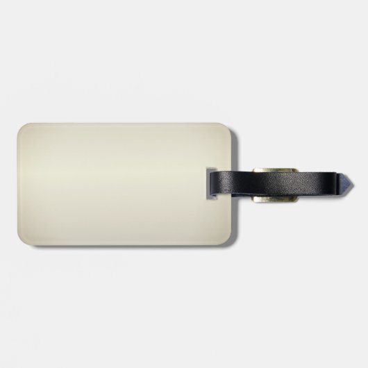 Amazing Mosaic Dragon Golden Bagagelabel (Achterkant horizontaal)