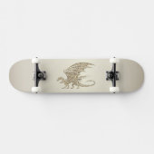 Amazing Mosaic Dragon Golden Persoonlijk Skateboard (Horizontaal)