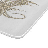 Amazing Mosaic Dragon Golden Snijplank (Hoek)