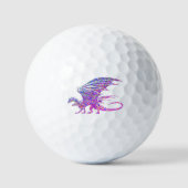 Amazing Mosaic Dragon Golfballen (Voorkant)