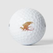 Amazing Mosaic Dragon Golfballen (Voorkant)