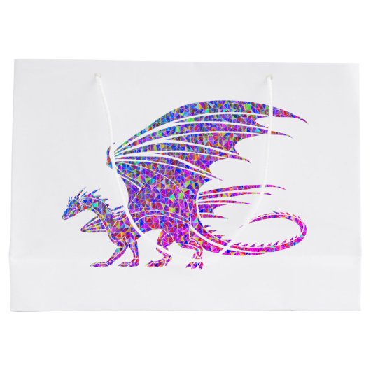 Amazing Mosaic Dragon Groot Cadeauzakje (Achterkant)