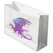 Amazing Mosaic Dragon Groot Cadeauzakje (Voorkant Gekanteld)