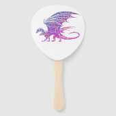 Amazing Mosaic Dragon Handwaaier (Voorkant)