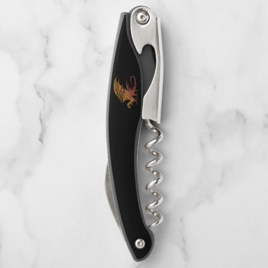 Amazing Mosaic Dragon Kurkentrekker (Achterkant)