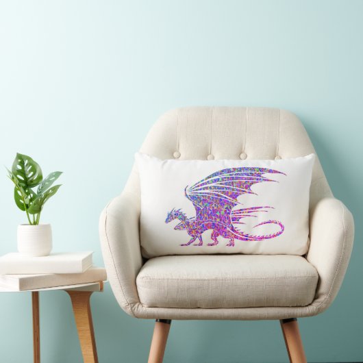 Amazing Mosaic Dragon Kussen (Stoel)