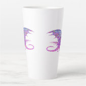 Amazing Mosaic Dragon Latte Mok (Voorkant)