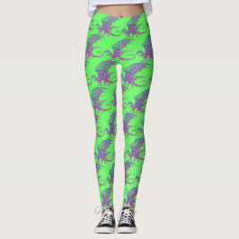 Amazing Mosaic Dragon Leggings