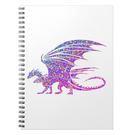 Amazing Mosaic Dragon Notitieboek (Voorkant)