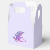 Amazing Mosaic Dragon Paars Bedankdoosjes (Geopend)